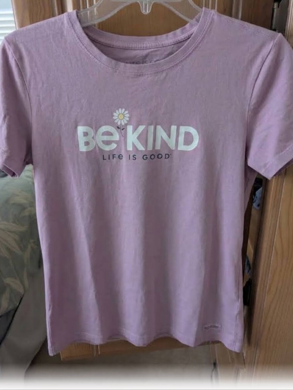 Life Is Good Lavender 'Be Kind' Short Sleeve Tee